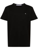 Calvin Klein t-shirt en coton à patch logo - Noir - thumbnail