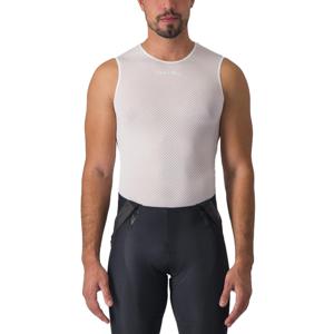 Castelli Pro mesh 2.0 mouwloos ondershirt wit heren S