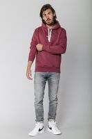 Colourful Rebel CLRFL RBL Basic Hoodie Rood Heren - 460g Katoen Colourful Rebel CLRFL RBL Basic Hoodie Rood Heren - 460g Katoen