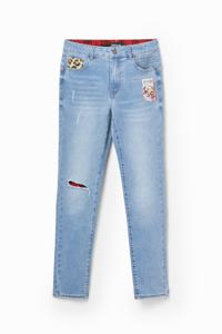 Slim fit push-up jeans Mickey Mouse - BLUE - 36