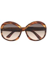 TOM FORD Eyewear lunettes de soleil à monture ronde - Marron
