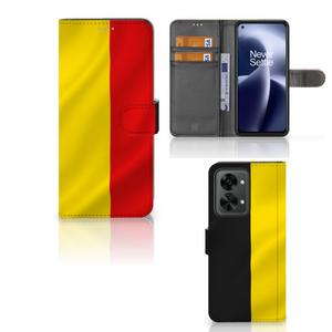 OnePlus Nord 2T Bookstyle Case Belgische Vlag