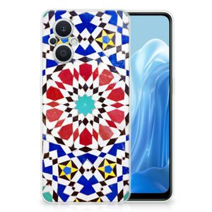 OPPO Reno8 Lite TPU Siliconen Hoesje Mozaïek