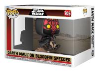 Funko Pop! Rides Deluxe: The Phantom Menace 25th Anniversary - Darth Maul on Bloodfin speelfiguur - thumbnail