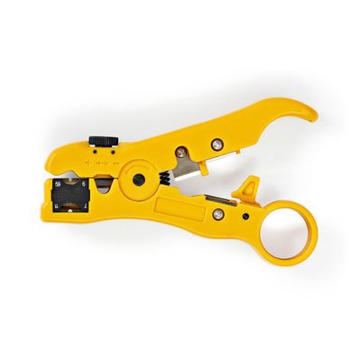 Nedis CSGG49520YE Coaxkabelstripper Rg59 - Rg6 - Rg7 - Rg11