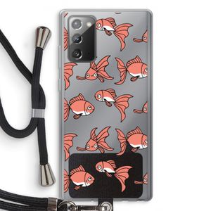 Blub: Samsung Galaxy Note 20 / Note 20 5G Transparant Hoesje met koord