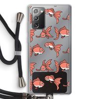 Blub: Samsung Galaxy Note 20 / Note 20 5G Transparant Hoesje met koord