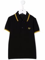 Fred Perry Kids polo à bords rayés - Noir