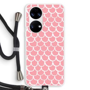 Dakpannetjes: Huawei P50 Transparant Hoesje met koord