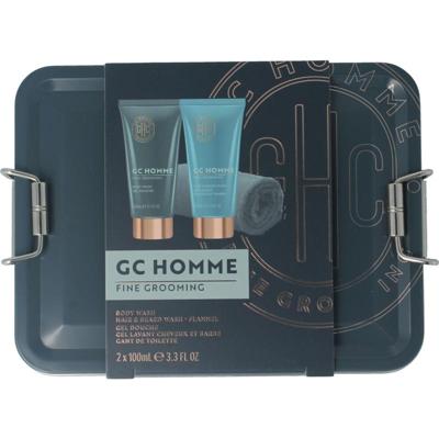 The Luxury Bath Groom & go body/hair and bear wash washand blik