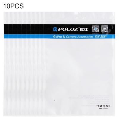 10 PCS PULUZ 25.8 x 18 cm hangen gat duidelijk Front (wit) Pearl Jewelry Zip-Lock verpakking zak (Afmeting: L)