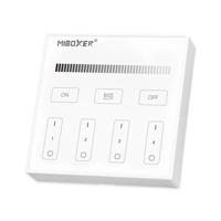 Touch panel wandbediening draadloos wit op batterij milight los