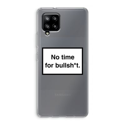 No time: Samsung Galaxy A42 5G Transparant Hoesje