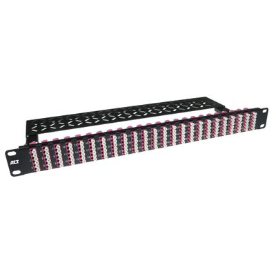 ACT FA2100 Fiber Panel High Density 96 Verbindingen/192 Fibers LC Multimode OM4