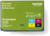 Brother toner, 1.000 pagina&apos;s, OEM TN-243CMYK, 4 kleuren