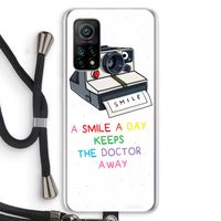 Smile: Xiaomi Mi 10T 5G Transparant Hoesje met koord