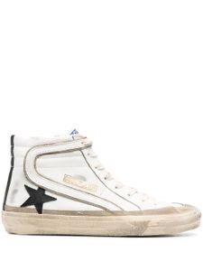 Golden Goose baskets montantes Slide - Blanc