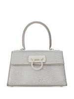 Ferragamo sac à main à ornements en cristal - Argent - thumbnail