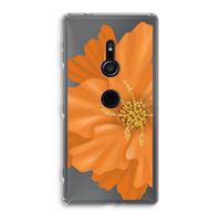 Orange Ellila flower: Sony Xperia XZ2 Transparant Hoesje