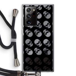 Musketon Skulls: Samsung Galaxy Note 20 Ultra / Note 20 Ultra 5G Transparant Hoesje met koord