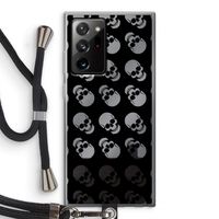 Musketon Skulls: Samsung Galaxy Note 20 Ultra / Note 20 Ultra 5G Transparant Hoesje met koord Musketon Skulls: Samsung Galaxy Note 20 Ultra / Note 20 Ultra 5G Transparant Hoesje met koord
