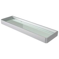 Planchet Haceka Aline Brushed 46x3,5 cm Aluminium Geborsteld Zilver