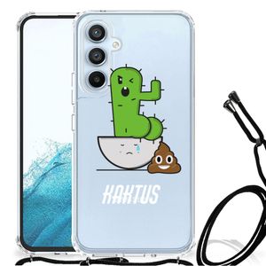 Samsung Galaxy A54 5G Stevig Bumper Hoesje Cactus Poo