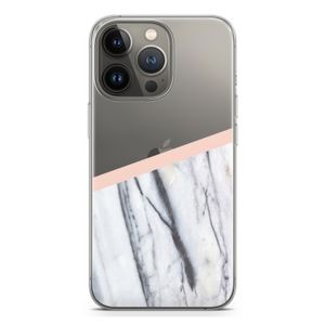 A touch of peach: iPhone 13 Pro Transparant Hoesje