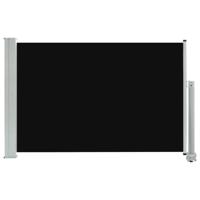 vidaXL Tuinscherm uittrekbaar 60x300 cm zwart - thumbnail