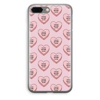 Chicks before dicks: iPhone 8 Plus Transparant Hoesje