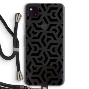 Crazy pattern: Pixel 4a 5G Transparant Hoesje met koord