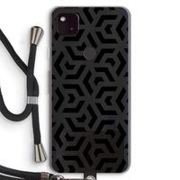 Crazy pattern: Pixel 4a 5G Transparant Hoesje met koord Crazy pattern: Pixel 4a 5G Transparant Hoesje met koord