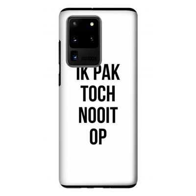 Ik pak nooit op: Samsung Galaxy S20 Ultra Tough Case