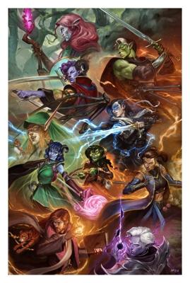 Critical Role Art Print Mighty Nein 41 x 61 cm - unframed Critical Role Art Print Mighty Nein 41 x 61 cm - unframed