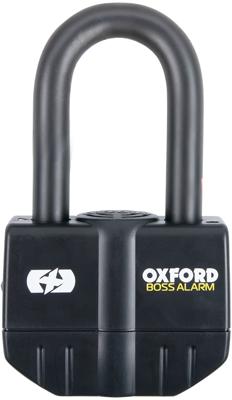 OXFORD Boss Alarm 16, Schijfremslot voor de moto, Zwart