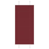 Pliss rolgordijn 65x100 cm stofbreedte 64,4 cm bordeauxrood