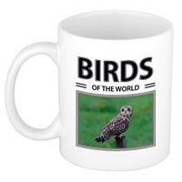 Velduilen mok met dieren foto birds of the world - thumbnail