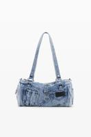 Denim tas met zakken - BLUE - U