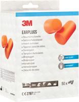 3M oordoppen 1100, geluidsdemping to 37 dB, kartonnen blister van 50 stuks