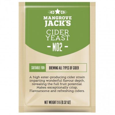 Gedroogde gist Cider M02 - 9 g - Mangrove Jack's Craft Series