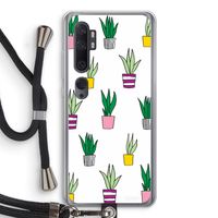 Sanseveria: Xiaomi Mi Note 10 Pro Transparant Hoesje met koord Sanseveria: Xiaomi Mi Note 10 Pro Transparant Hoesje met koord