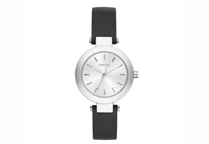 Horlogeband DKNY NY2199 Leder Zwart