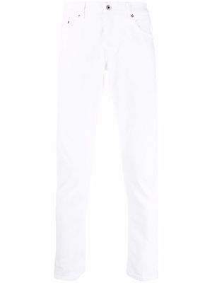 DONDUP jean slim à taille haute - Blanc