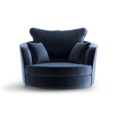 Haluta - Fauteuil Veronica - 125x125x80 - Draaibaar - Donkerblauw Haluta - Fauteuil Veronica - 125x125x80 - Draaibaar - Donkerblauw
