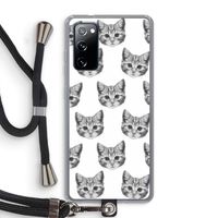 Kitten: Samsung Galaxy S20 FE / S20 FE 5G Transparant Hoesje met koord