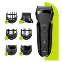 Braun Series 3 Shave&Style 300BT Elektrisch Scheerapparaat, Scheermes Voor Mannen, Zwart - thumbnail