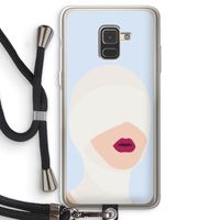 Incognito: Samsung Galaxy A8 (2018) Transparant Hoesje met koord