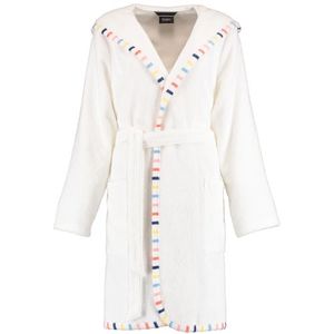 Cawö Cawö Dames Badjas 3345 Weiss-weiss 44