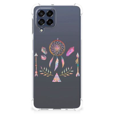 Samsung Galaxy M53 Stevig Bumper Hoesje Boho Dreamcatcher Samsung Galaxy M53 Stevig Bumper Hoesje Boho Dreamcatcher