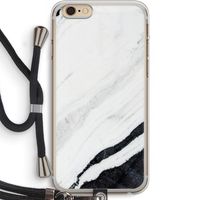 Elegante marmer: iPhone 6 PLUS / 6S PLUS Transparant Hoesje met koord